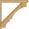 Ekena Millwork Balboa Arts & Crafts Rough Sawn Outlooker, Western Red Cedar, 6"W x 48"D x 48"H OUT06X48X48BOA03RWR - alternate 2